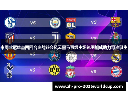 本周欧冠焦点两回合鏖战转会风云黑马晋级主场氛围加成助力奇迹诞生